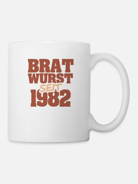 Barbecue 1982 - Tasse - Weiß