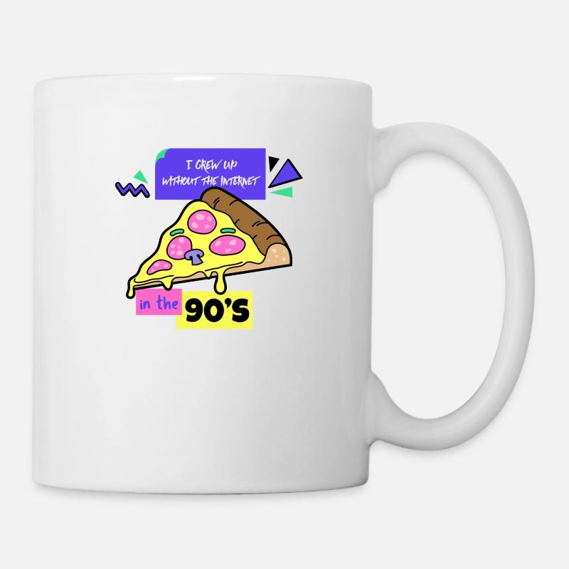 J’ai grandi sans Internet dans les années 90 - Mug blanc - blanc