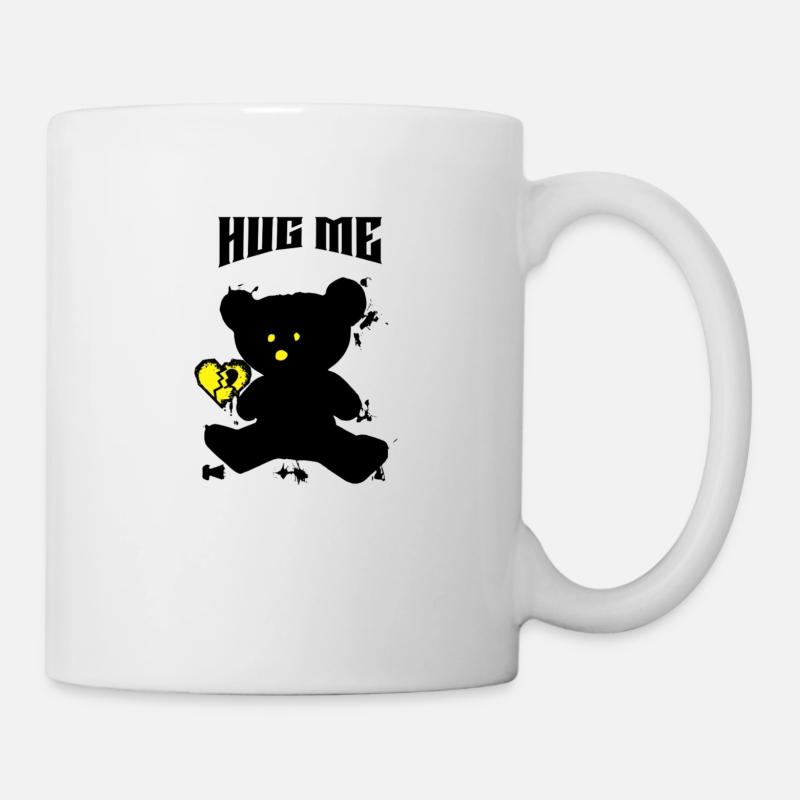 Ours en peluche Serre-moi dans mes bras - Mug blanc - blanc