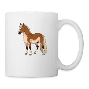 Fjord horse real - Mug - white - Right