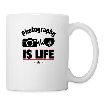 Fotografie ist das Leben - Tasse - Weiß - Rechts