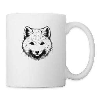 Renard polaire - Mug blanc - blanc - Droite