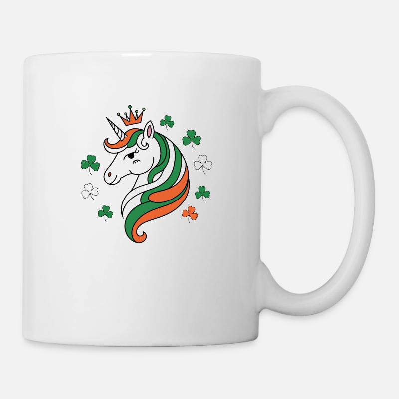 St. Patrick's Day Unicorn - Mug - white