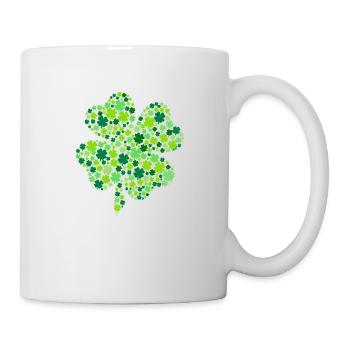Trèfle d’Irlande - Mug blanc - blanc - Droite