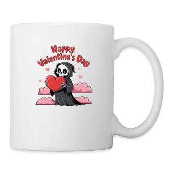 Une faucheuse au cœur tendre - Mug blanc - blanc - Droite