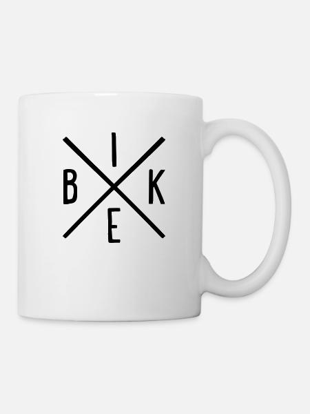 Bike - Tasse - Weiß