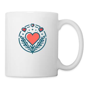 Saint-Valentin - Mug blanc - blanc - Droite