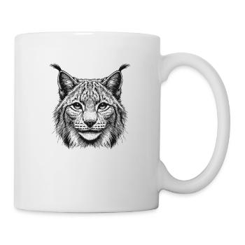 Luchs - Tasse - Weiß - Rechts