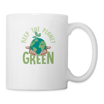 Keep The Planet Green Journée de la Terre - Mug blanc - blanc - Droite