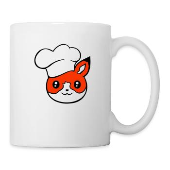 Fox Chef's Hat Chef Cooking Restaurant Kitchen - Mug - white - Right