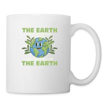La Terre ne nous appartient pas Journée de la Terre Planète - Mug blanc - blanc - Droite