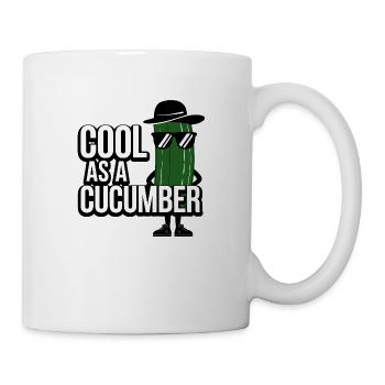 Cool comme un concombre - Mug blanc - blanc - Droite