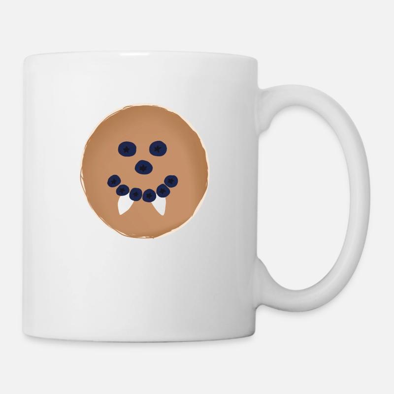 Vampir Pancake von Damon - Tasse - Weiß