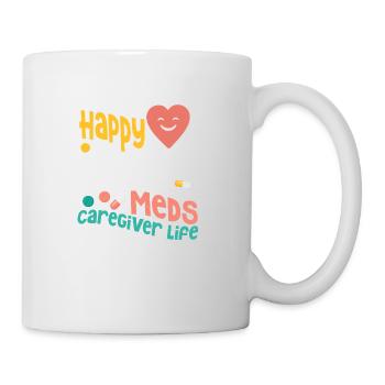 If You're Happy And You Know Carer Caregiving - Mug - white - Right