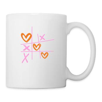 valentine love wins - Tasse - Weiß - Rechts