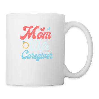 Maman Épouse Aidant Aidant Soins - Mug blanc - blanc - Droite