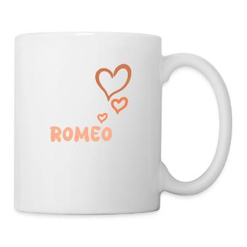 First name Romeo - Mug - white - Right