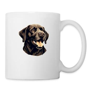 Mein bester Freund der Labrador - Tasse - Weiß - Rechts