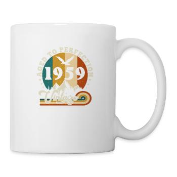 Vintage Birthday in 1960 - anniversaire 2025. - Mug blanc - blanc - Droite