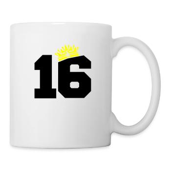 16 king - Tasse - Weiß - Rechts