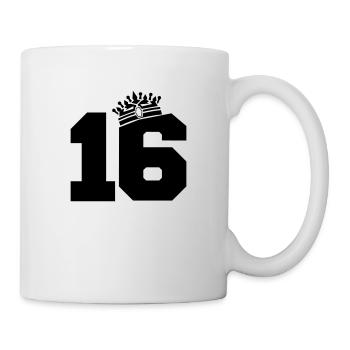 16 king - Tasse - Weiß - Rechts