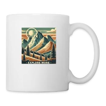 Explore more - Tasse - Weiß - Rechts