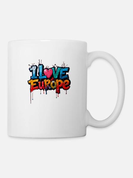 J’aime l’Europe - Mug blanc - blanc