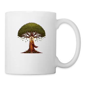 Arbre de la Bodhi - Mug blanc - blanc - Droite