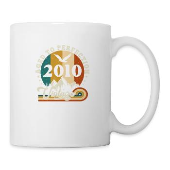 Vintage Birthday in 2011 - anniversaire 2025. - Mug blanc - blanc - Droite