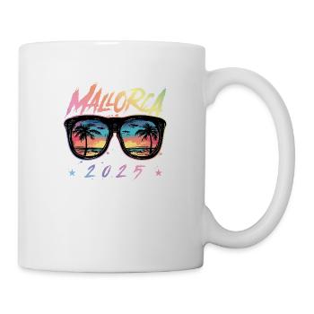 Mallorca 2025 Bunt - Tasse - Weiß - Rechts