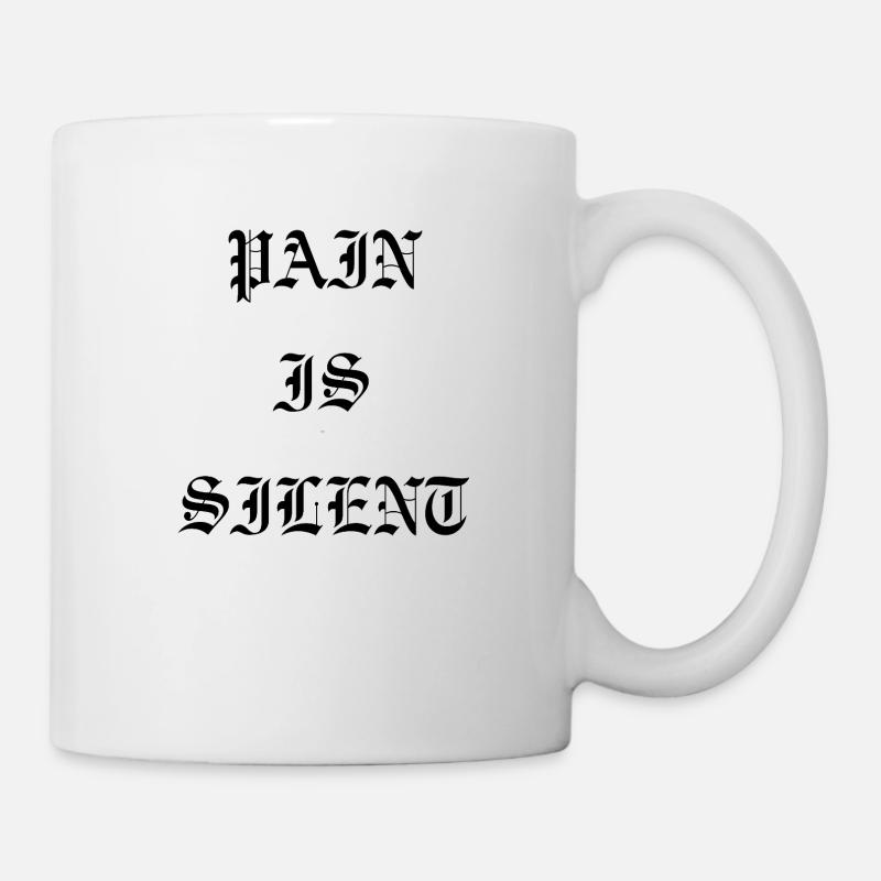 LA DOULEUR SE TAIT Vieil anglais - Mug blanc - blanc