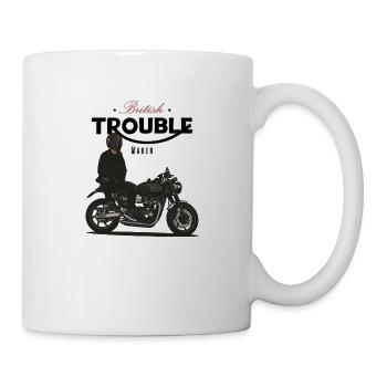Modern Classic // Custom // Motorcycle - Mug - white - Right