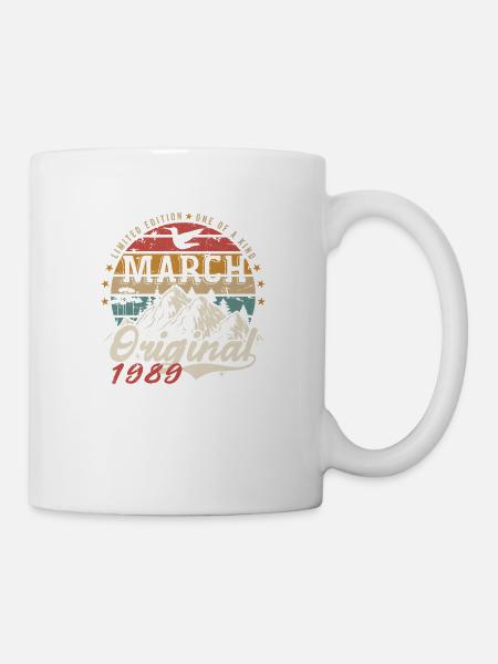 Awesome Since March 1989 | Birthday March 1989 - Mug - white