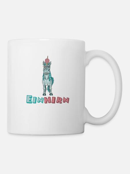 einhirn - Tasse - Weiß