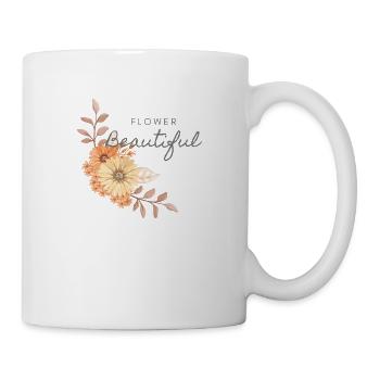 Flower - Tasse - Weiß - Rechts