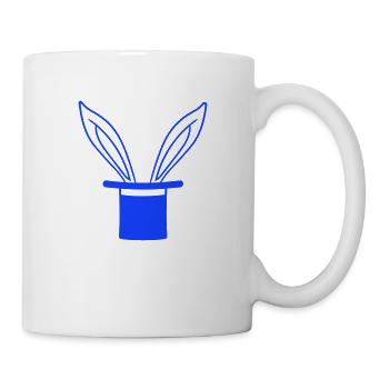Bunny Top Hat Wizard Rabbit Wizard Trick - Mug - white - Right