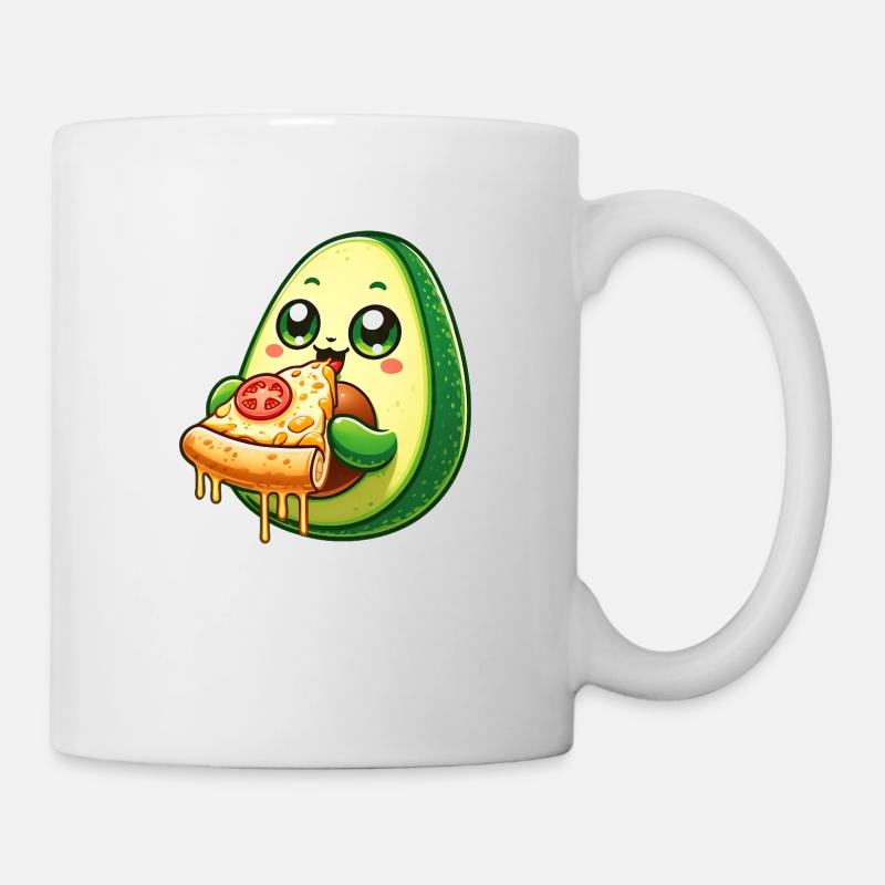 Pizza à l’avocat Pizza Lover Pizza italienne - Mug blanc - blanc