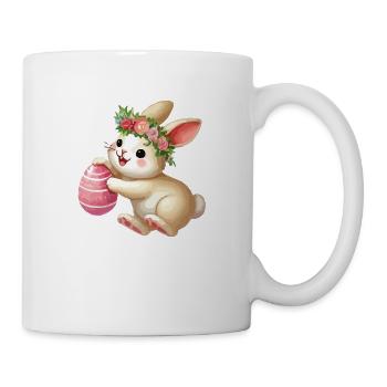 Lapin Animal Lapin de Pâques - Mug blanc - blanc - Droite