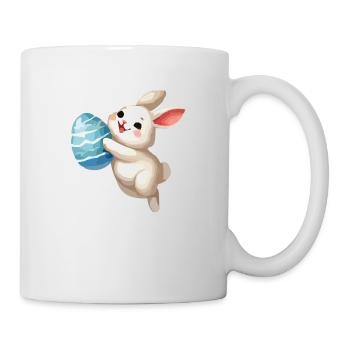 bunny rabbit easter bunny - Mug - white - Right