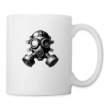 Gas mask - Mug - white - Right