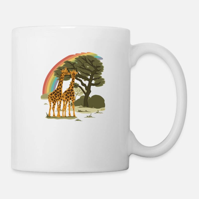 Pride-Giraffen - Tasse - Weiß