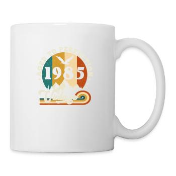Jahrgang Geburtstag 1986 - Geburtstag 2025. - Tasse - Weiß - Rechts