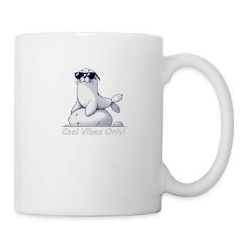 Seal Sunglasses Cool - Mug - white - Right