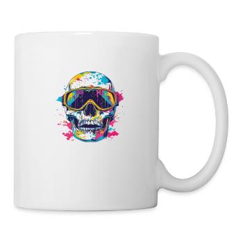 Skull Ski Ski Goggles - Mug - white - Right