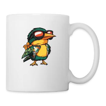 Colibri Oiseau Drôle D’été - Mug blanc - blanc - Droite