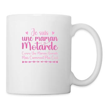 Fête des Mères - Maman Motarde Cool - Mug blanc - blanc - Droite