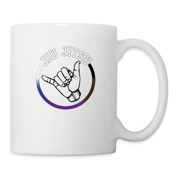 JiuJitsu Handshake/Shaka BJJ - Tasse - Weiß - Rechts