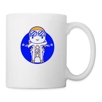 Bird Motorcycle Riding Biker Motorcyclist Hobby - Mug - white - Right