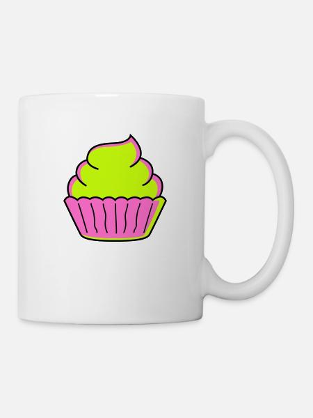 cupcake - Tasse - Weiß