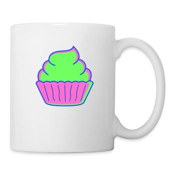 Cupcake - Mug blanc - blanc - Droite